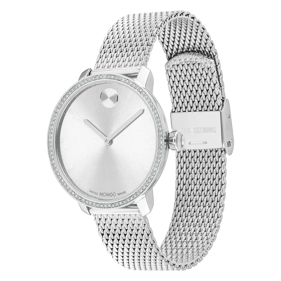 Movado Bold 34mm Silver Dial, view 3