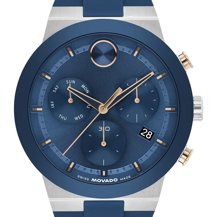 Movado Bold 44mm Chronograph Blue Dial, view 2