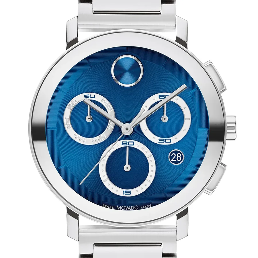 Movado Bold Evolution 2.0 42mm Chronograph Blue Dial, view 2