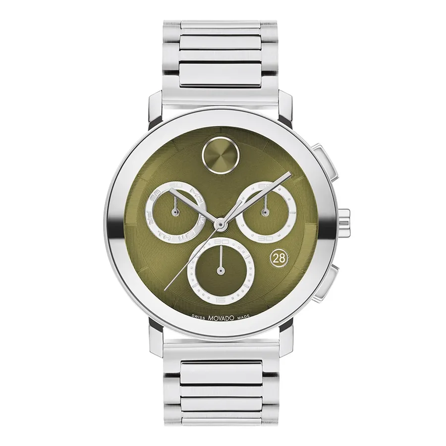 Movado Bold Evolution 2.0 42mm Chronograph Green Dial, front view