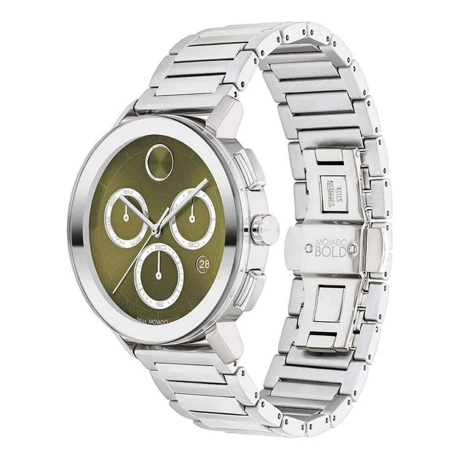 Movado Bold Evolution 2.0 42mm Chronograph Green Dial, view 3