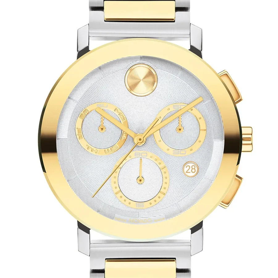 Movado Bold Evolution 2.0 Chrono 42mm Silver Dial, view 2
