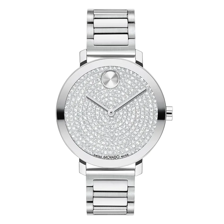 Movado Bold Evolution 34mm Grey Dial, front view