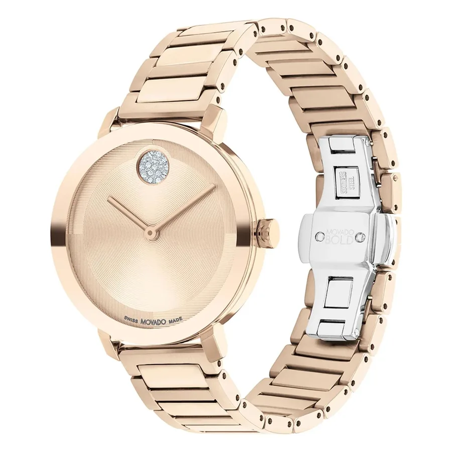 Movado Bold Evolution 34mm Rose Gold Dial, view 3
