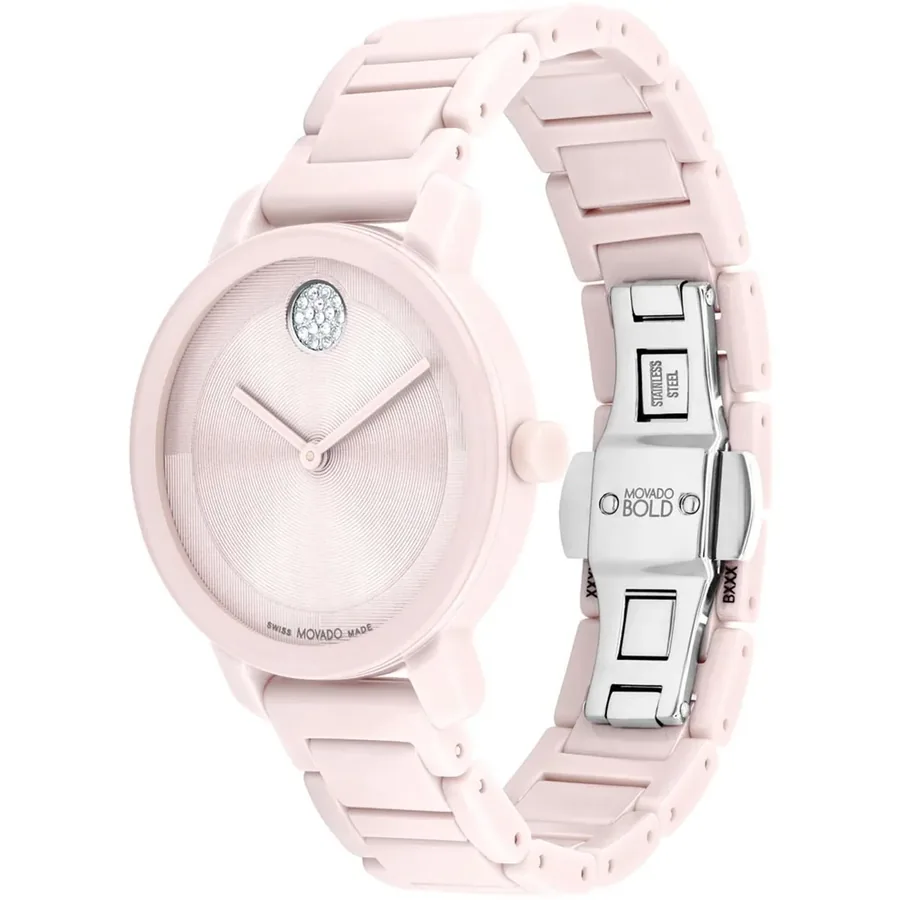 Movado Bold Evolution 34mm Pink Dial, view 3