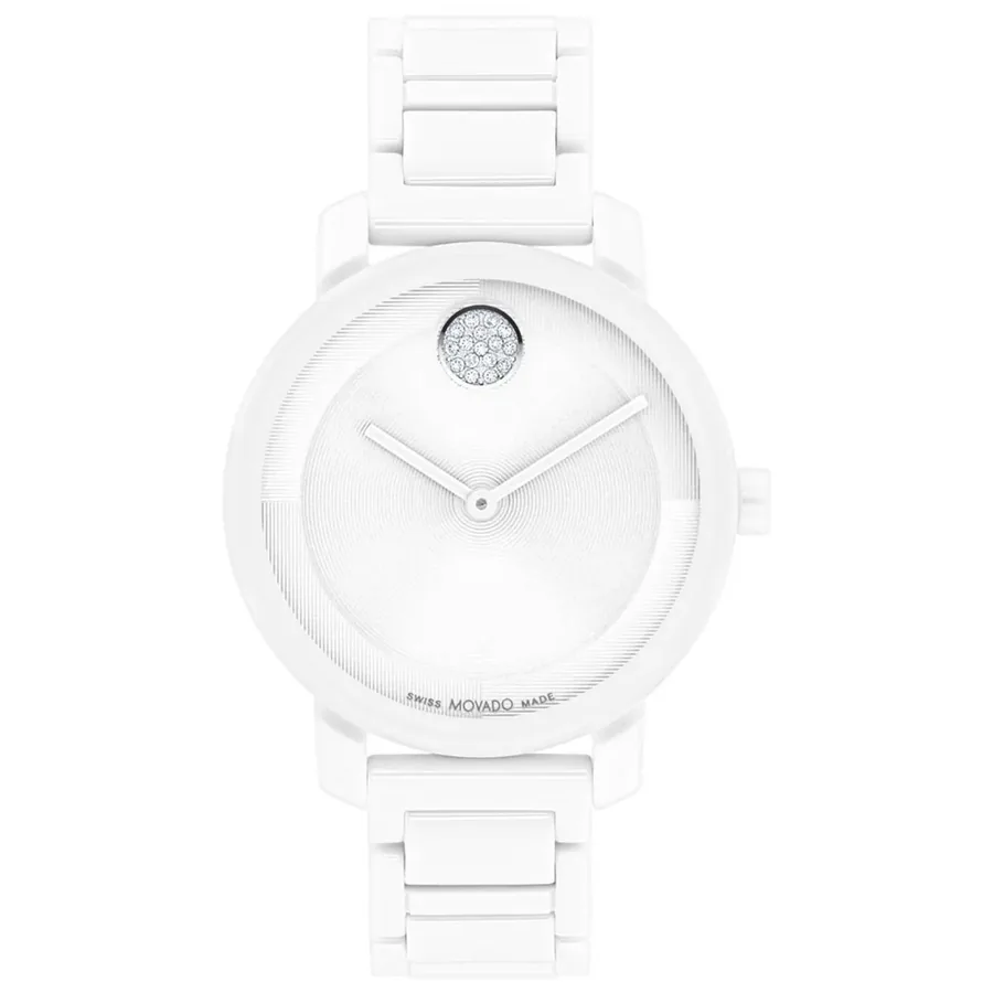 Movado Bold Evolution 34mm White Dial, front view