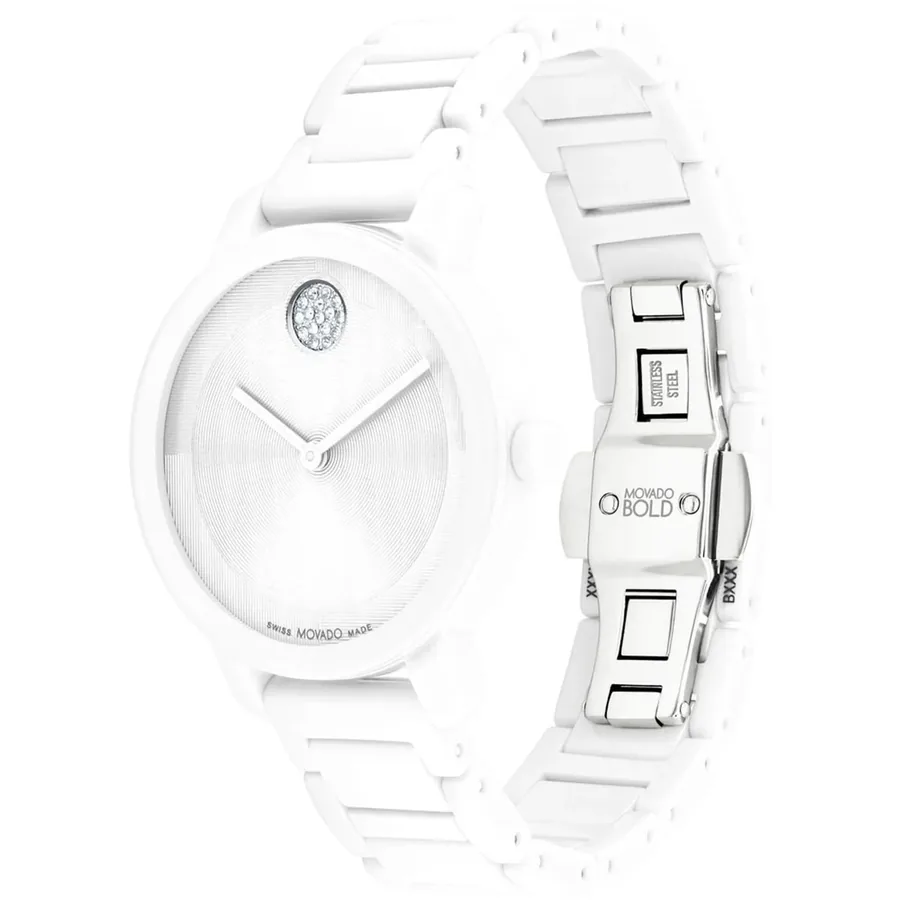 Movado Bold Evolution 34mm White Dial, view 3