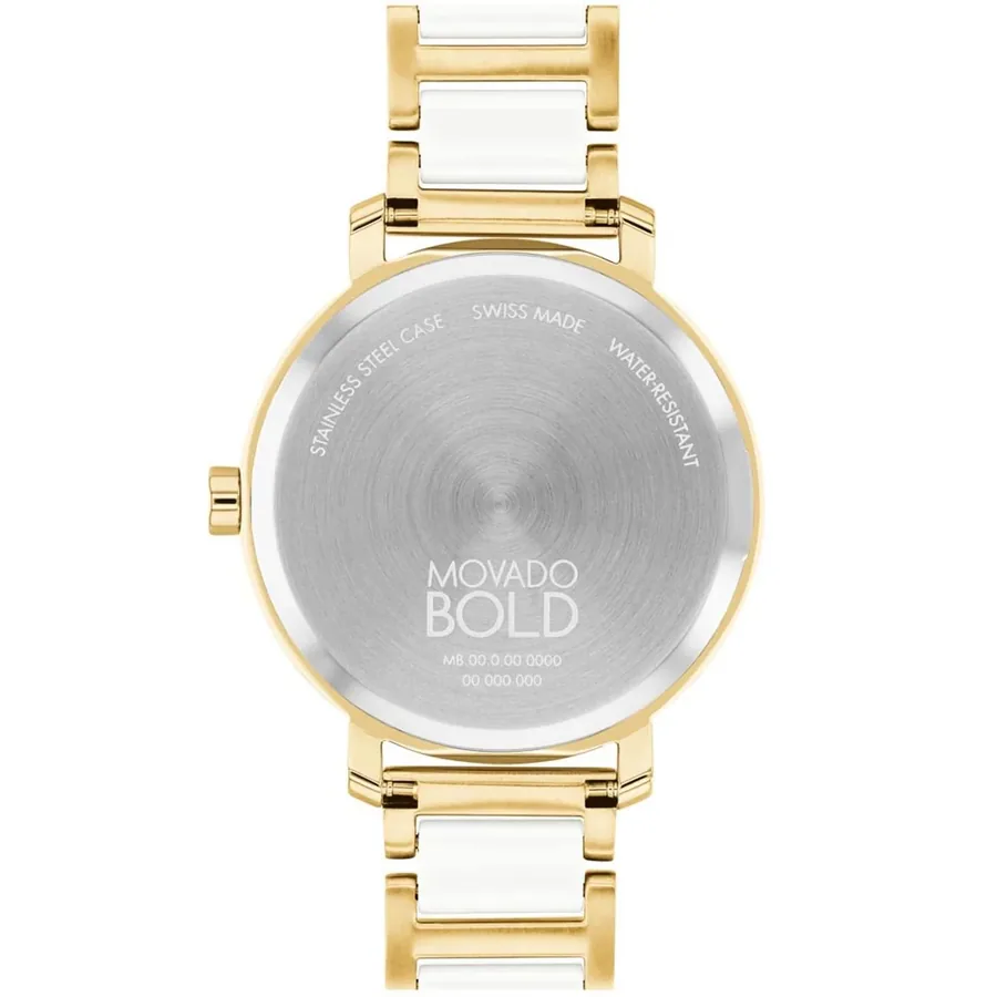 Movado Bold Evolution 34mm Silver Dial, Gold-Tone Metal Bracelet, view 4