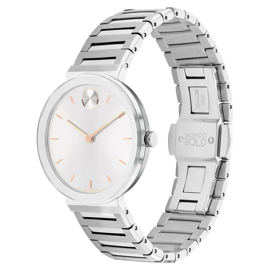 Movado Bold Horizon 34mm Silver Dial, view 3
