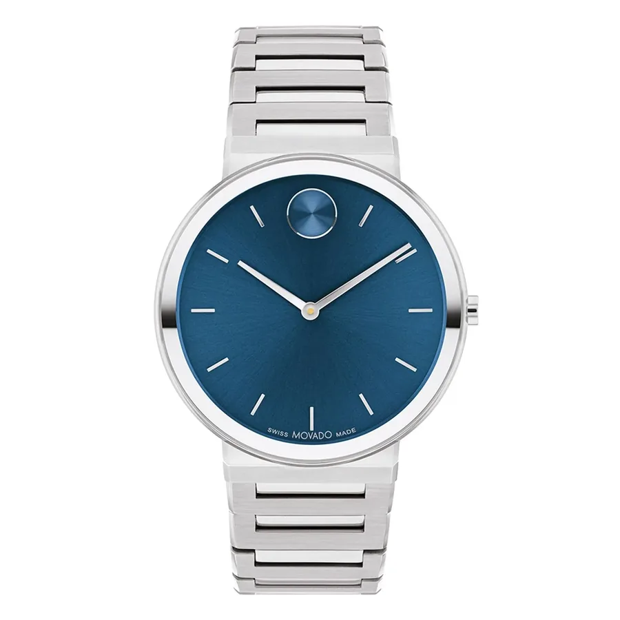 Movado Bold Horizon 40mm Blue Dial, front view