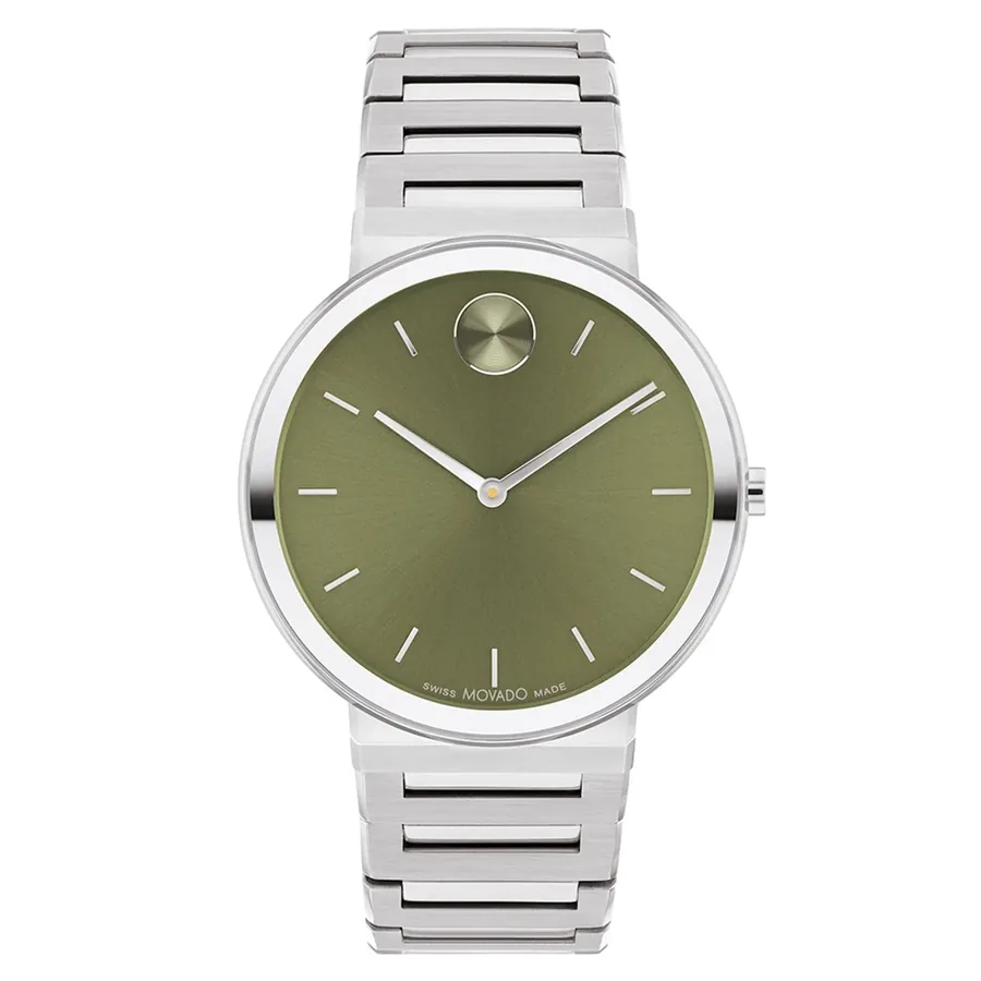 Movado Bold Horizon 40mm Green Dial, front view