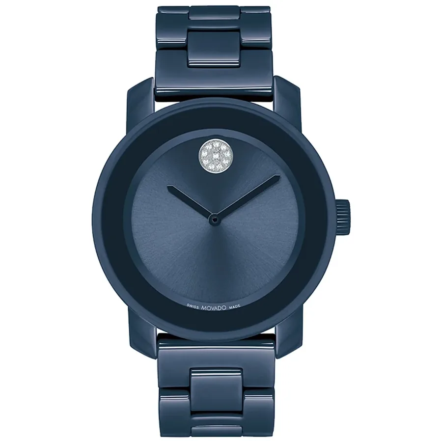 Movado Bold Iconic Blue Dial, front view