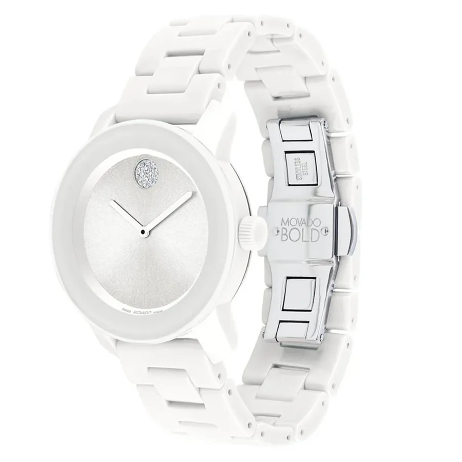 Movado Bold Iconic White Dial, view 3