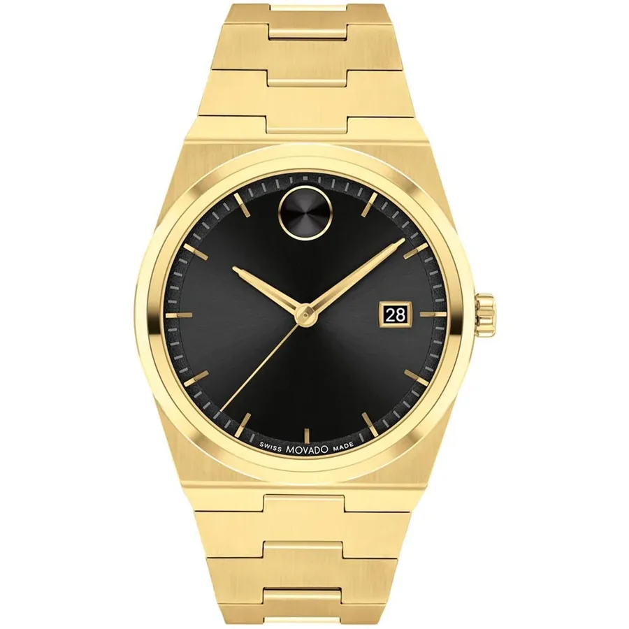 Movado Bold Quest 40mm Black Dial, front view
