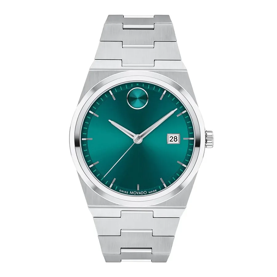Movado Bold Quest 40mm Green Dial, front view