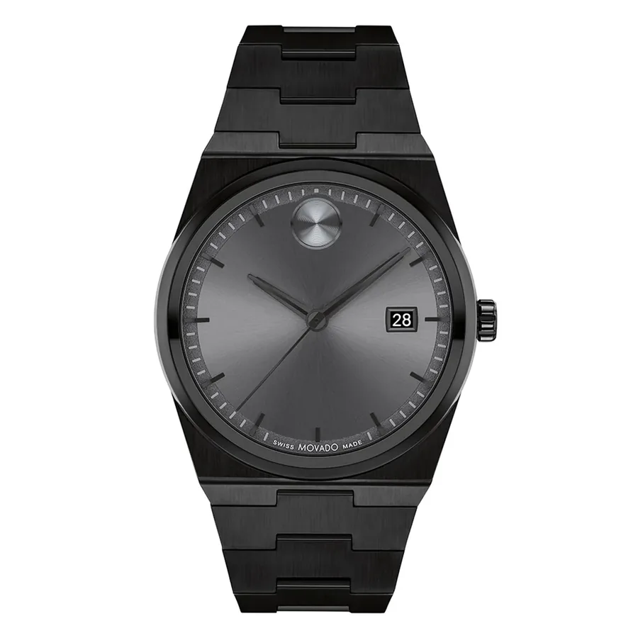 Movado Bold Quest 40mm Grey Dial, front view