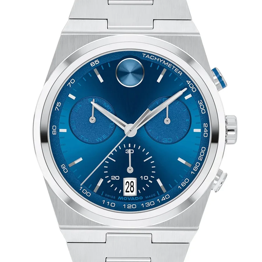 Movado Bold Quest 42mm Chronograph Blue Dial, view 2