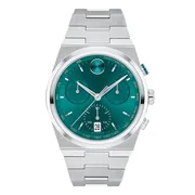 Green dial / Silver-tone