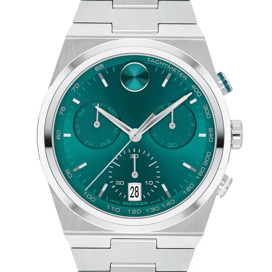 Movado Bold Quest 42mm Chronograph Green Dial, view 2