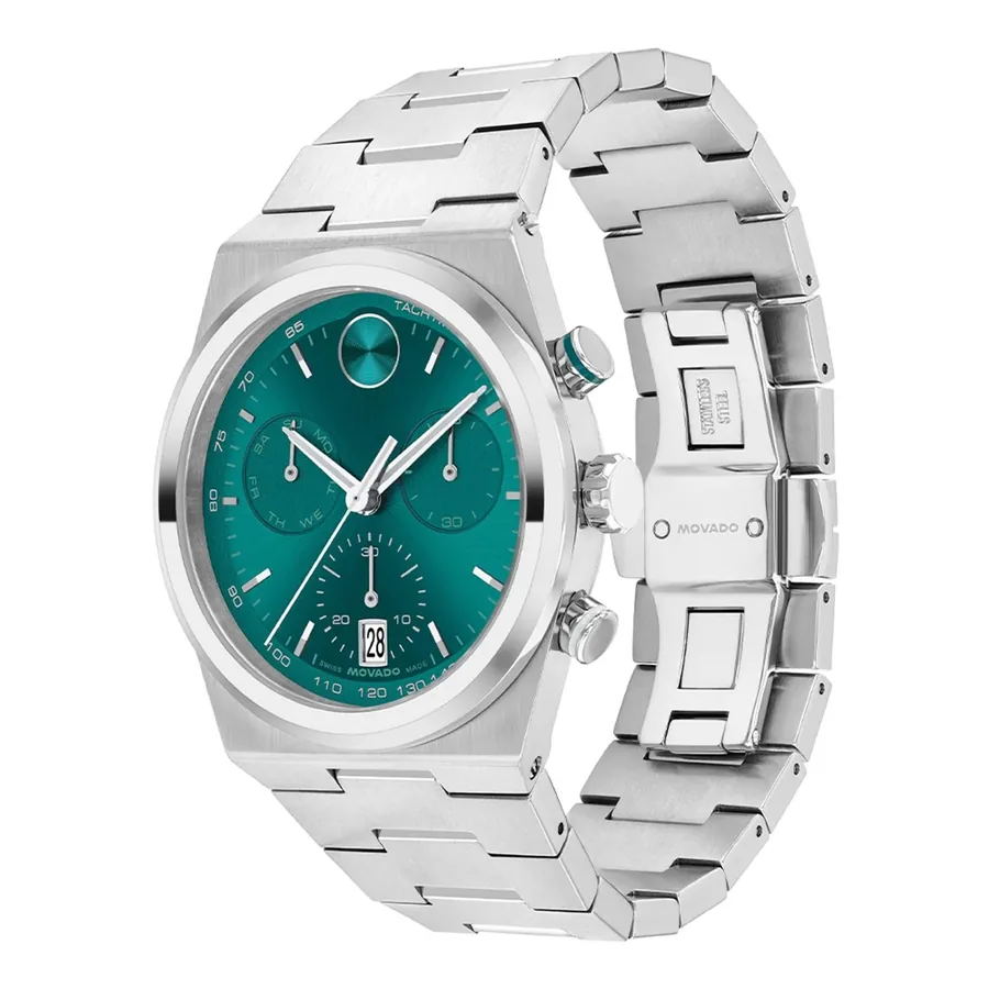 Movado Bold Quest 42mm Chronograph Green Dial, view 3