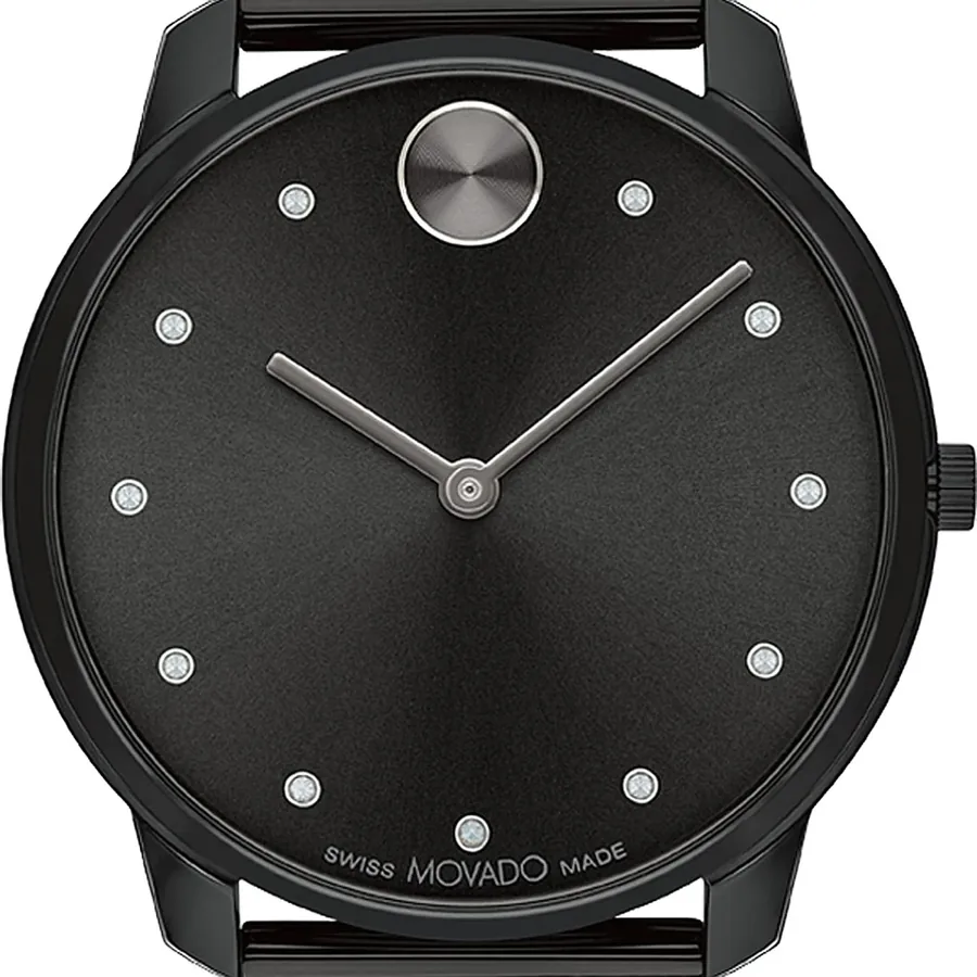 Movado Bold Thin 42mm Black Dial, view 2