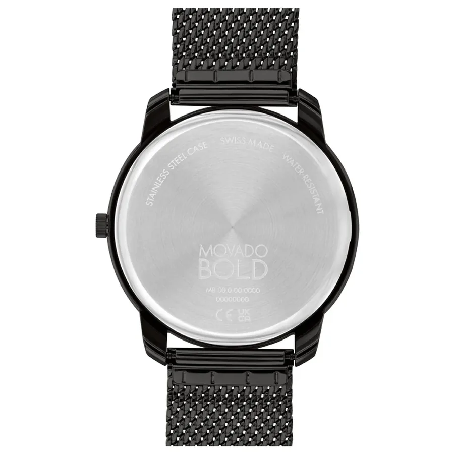 Movado Bold Thin 42mm Black Dial, view 4