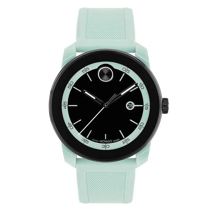 Movado Bold TR90 42mm Black Dial, front view