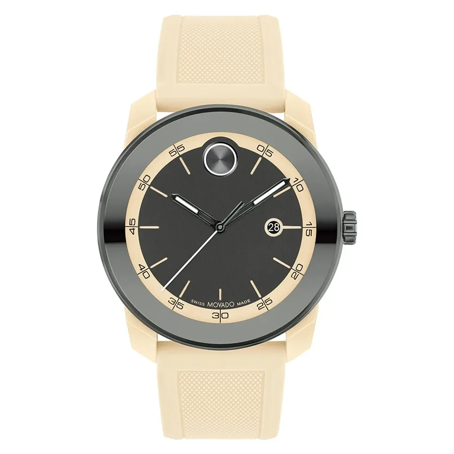 Movado Bold TR90 42mm Gunmetal Dial, front view