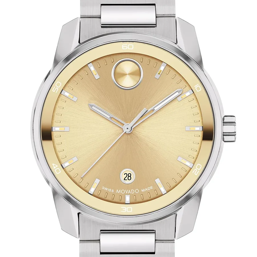 Movado Bold Verso 42mm Gold Dial, view 2