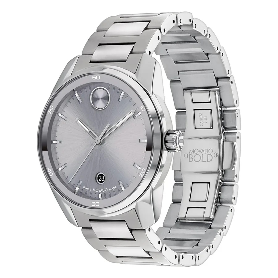 Movado Bold Verso 42mm Grey Dial, view 3
