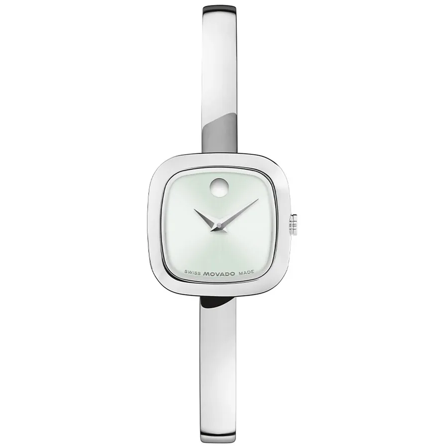 Movado Museum Bangle 21mm Green Dial, front view