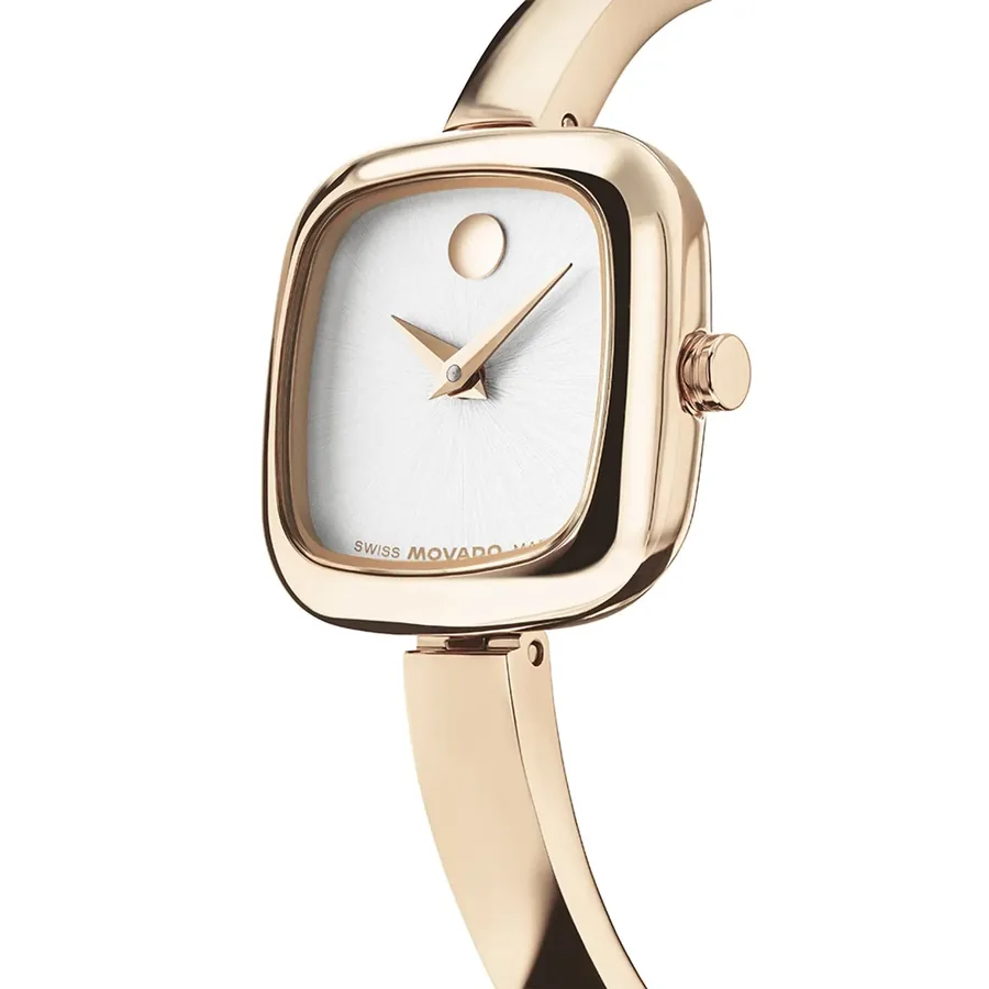 Movado Museum Bangle 21mm White Dial, view 3