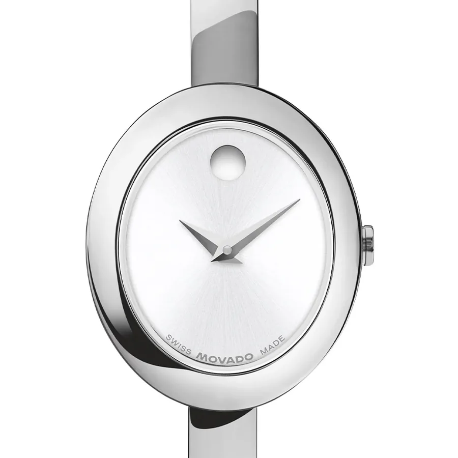 Movado Museum Bangle 22x26mm White Dial, view 2
