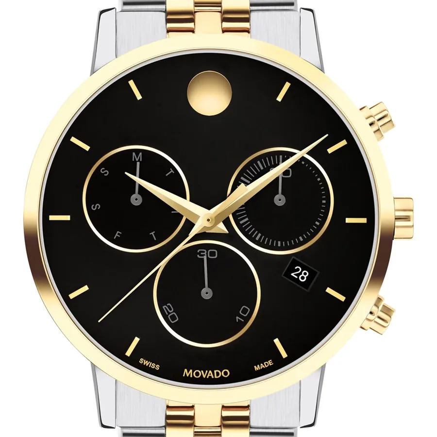 Movado Museum Classic 42mm Chronograph Black Dial, view 2
