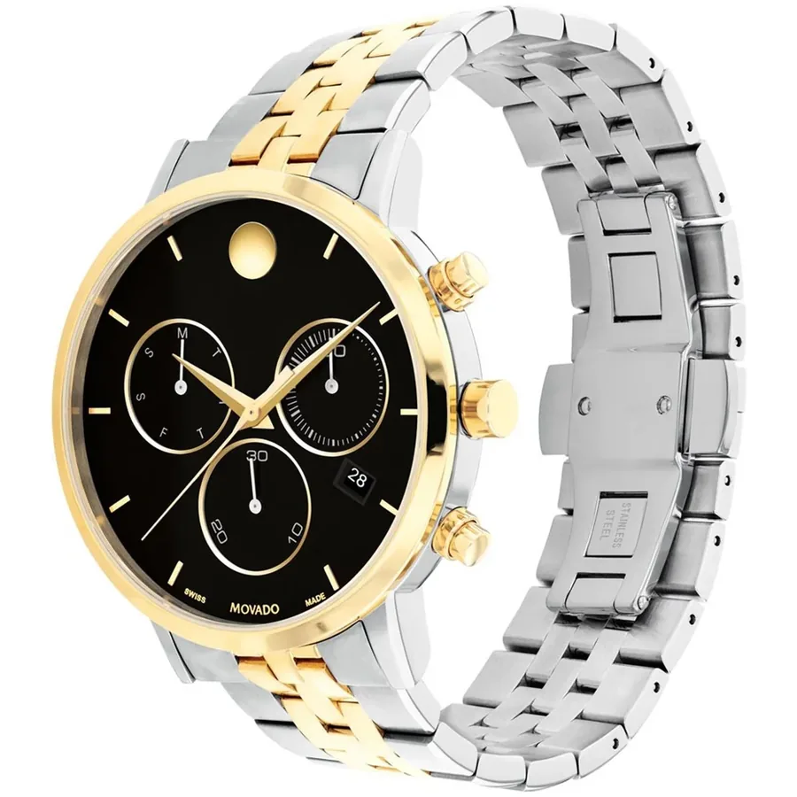 Movado Museum Classic 42mm Chronograph Black Dial, view 3