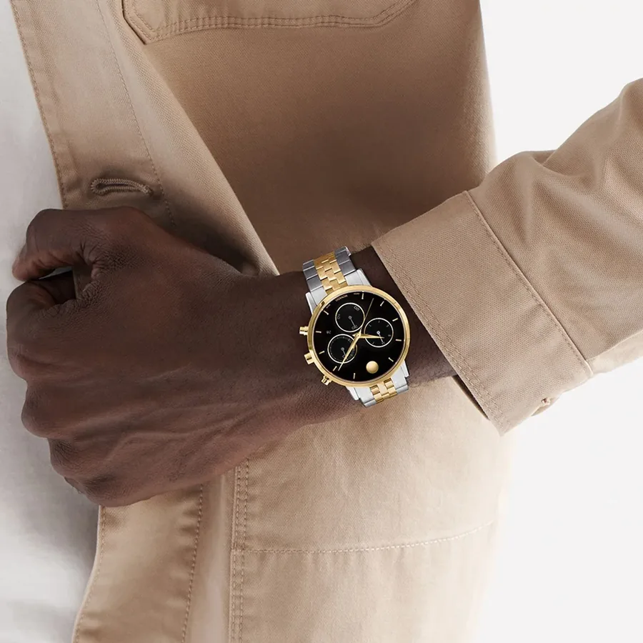 Movado Museum Classic 42mm Chronograph Black Dial, view 5