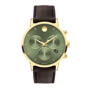 Green dial / Brown