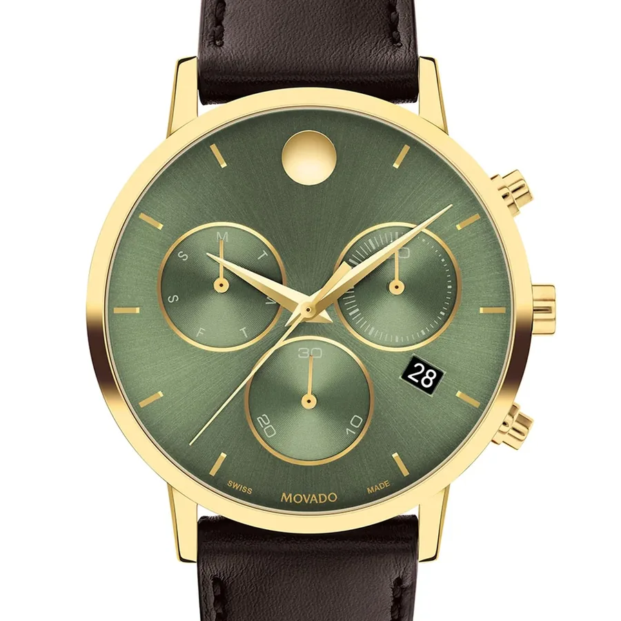 Movado Museum Classic 42mm Chronograph Green Dial, view 2