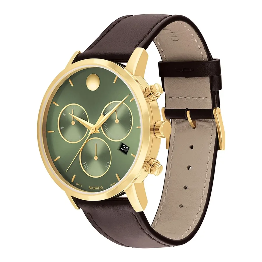 Movado Museum Classic 42mm Chronograph Green Dial, view 3