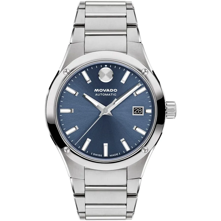 Movado Museum Imperiale 40mm Automatic Blue Dial, front view