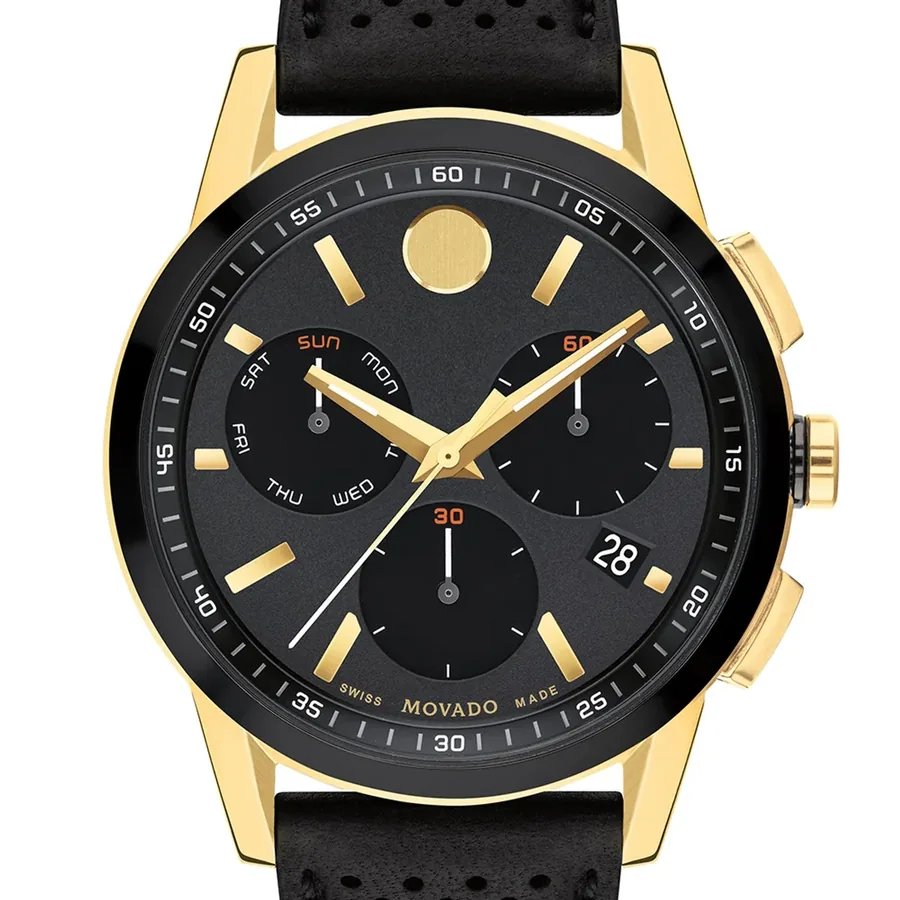 Movado Museum Sport 43mm Black Dial, view 2