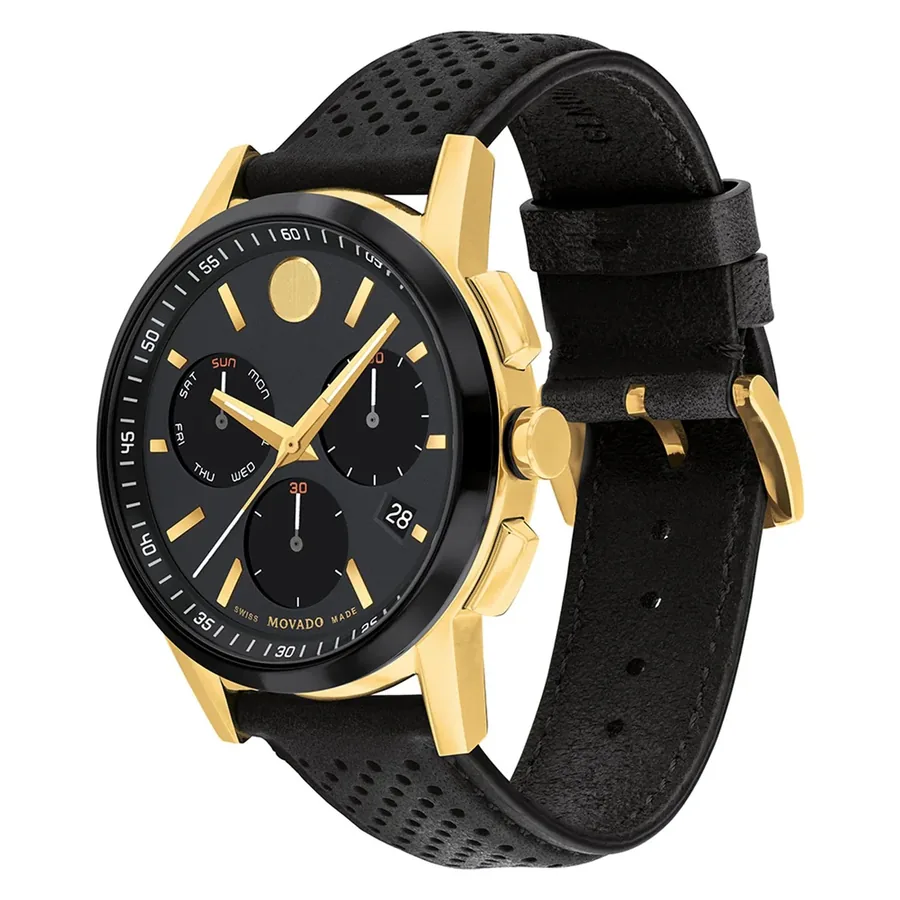Movado Museum Sport 43mm Black Dial, view 3