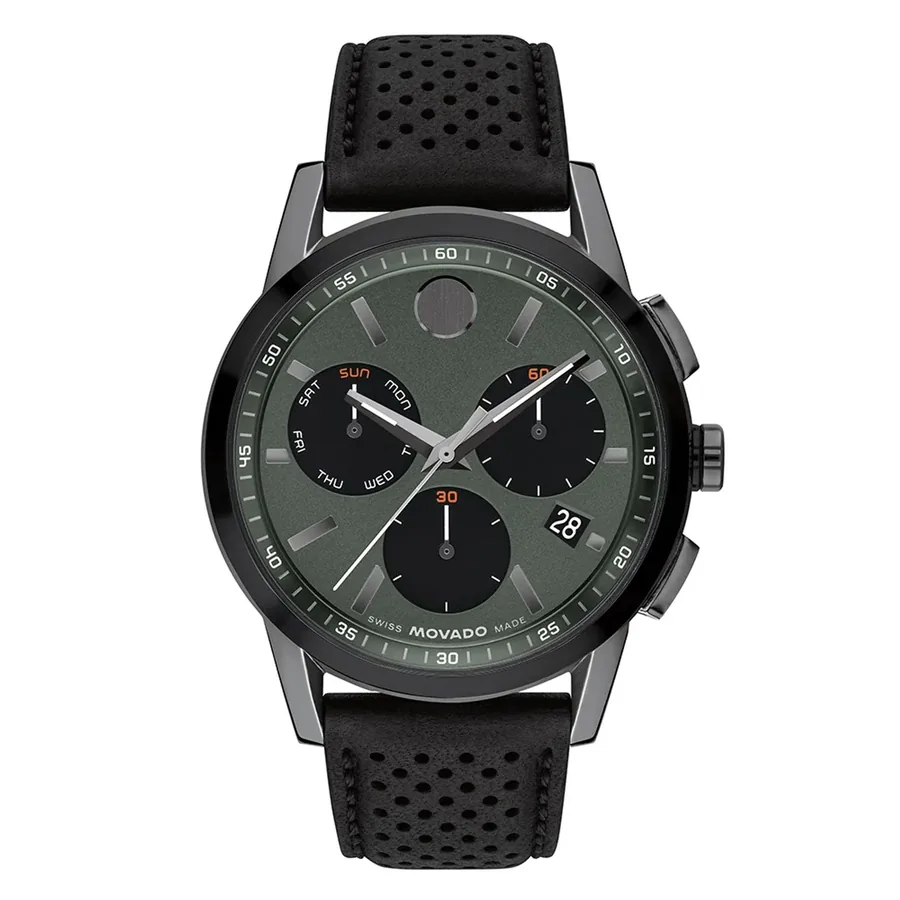 Movado Museum Sport 43mm Green Dial, front view