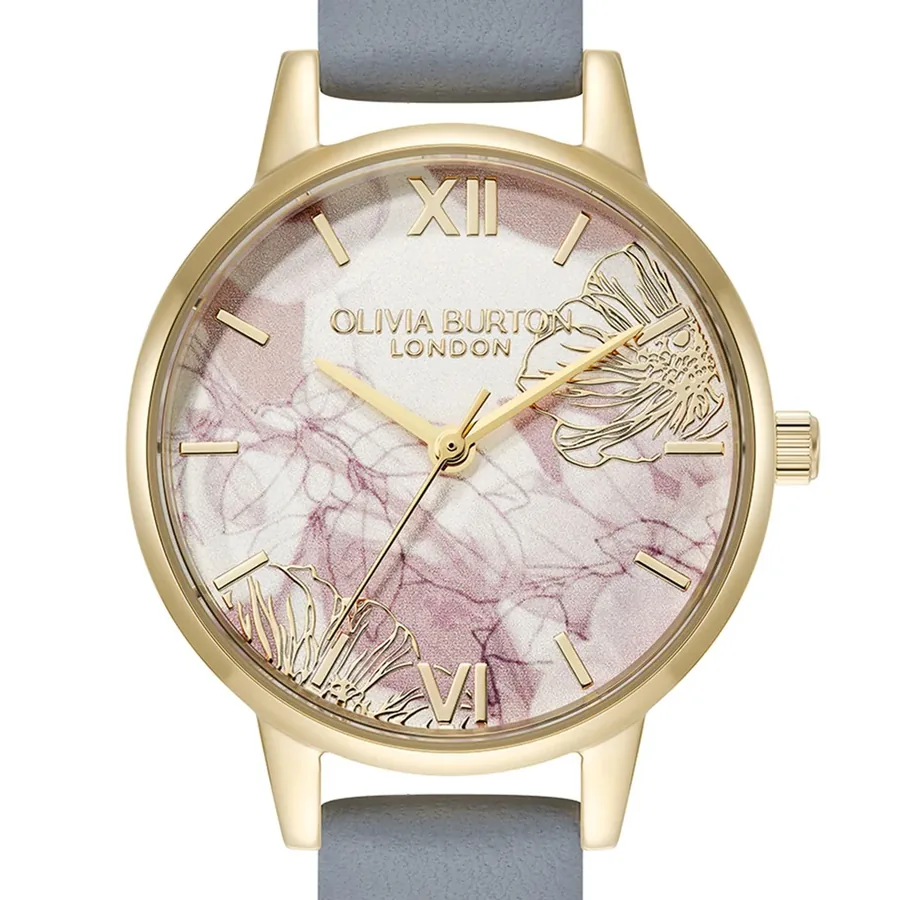 Olivia Burton Abstract Floral 30mm Multicolor Dial, view 2