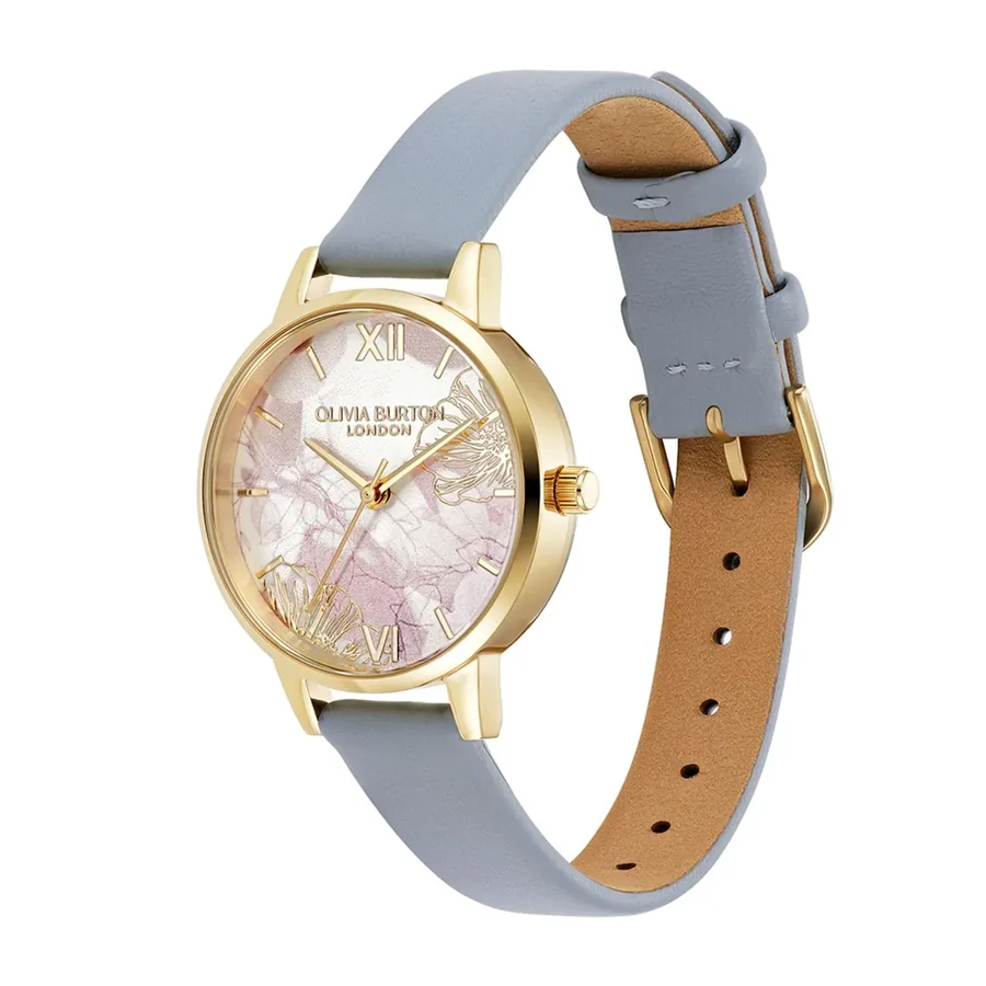 Olivia Burton Abstract Floral 30mm Multicolor Dial, view 3