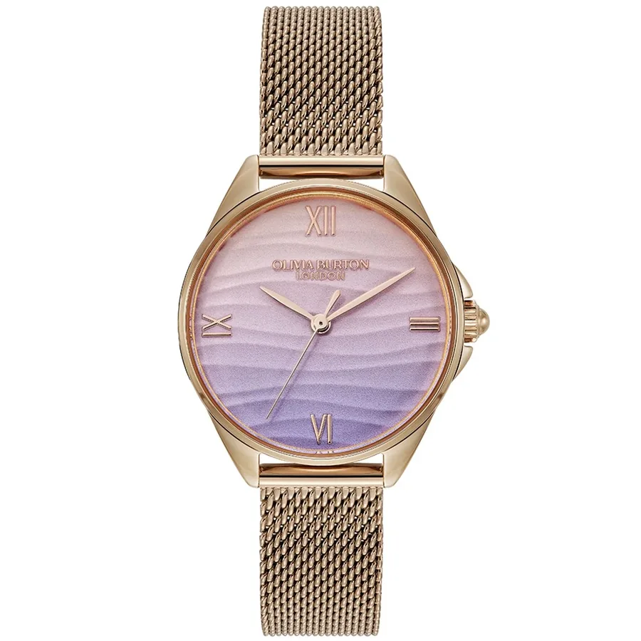Olivia Burton Azure 30mm Pink and Lilac Dial, front view