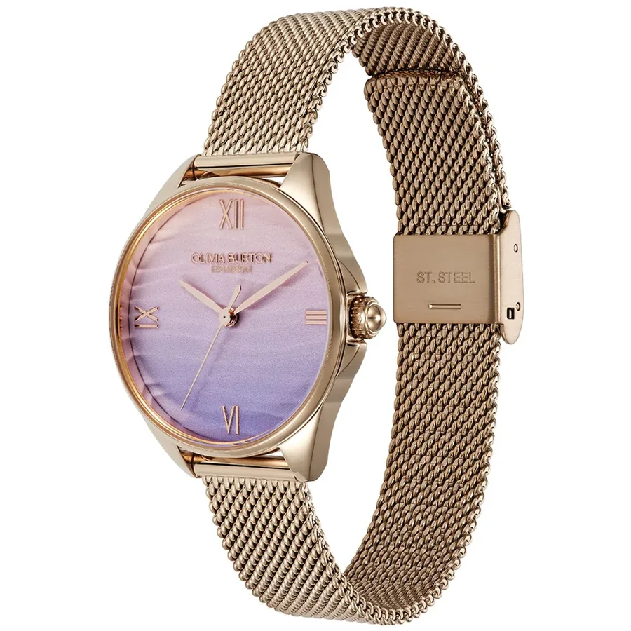 Olivia Burton Azure 30mm Pink and Lilac Dial, view 3
