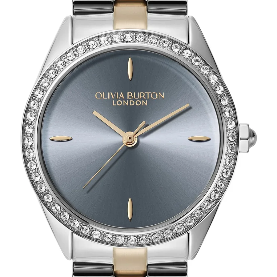 Olivia Burton Bejewelled 34mm Blue Dial, view 2