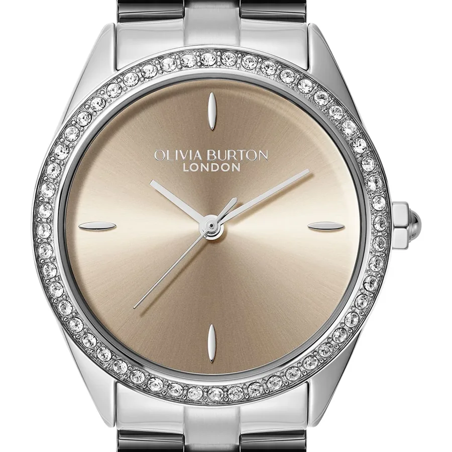 Olivia Burton Bejewelled 34mm Light Pink Dial, view 2