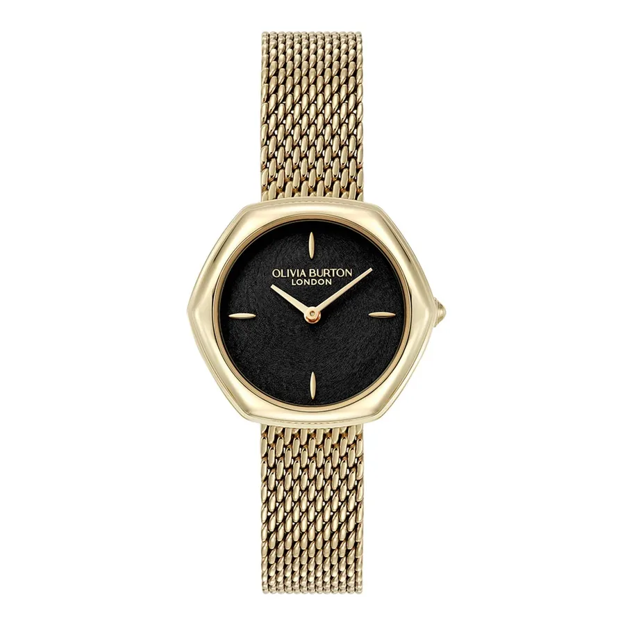 Olivia Burton Charing 28mm Black Dial, front view